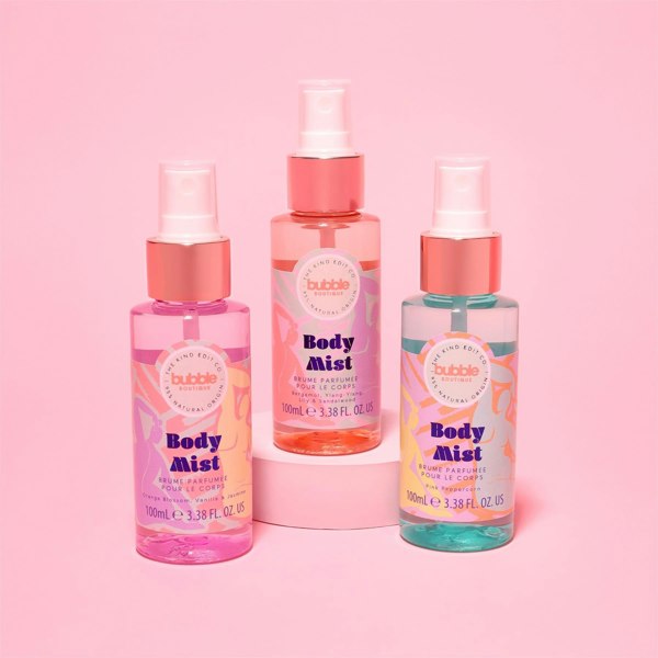 The Kind Edit Co. Bubble Boutique Body Mist Gift Set 3 x 100ml
