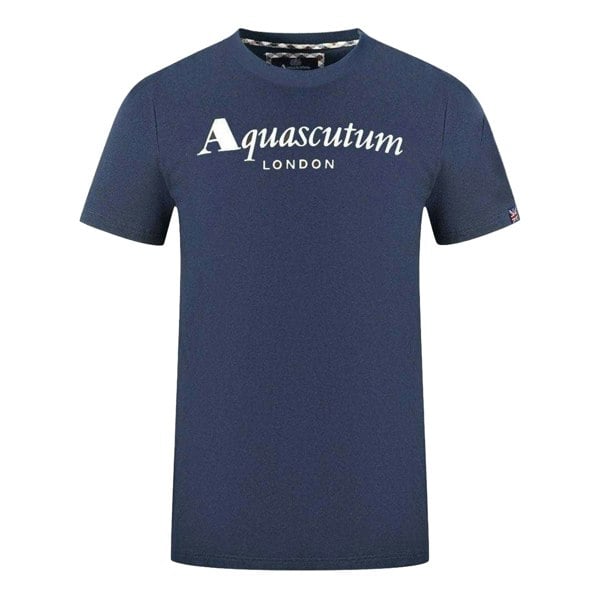 Aquascutum Mens London T-Shirt - Navy