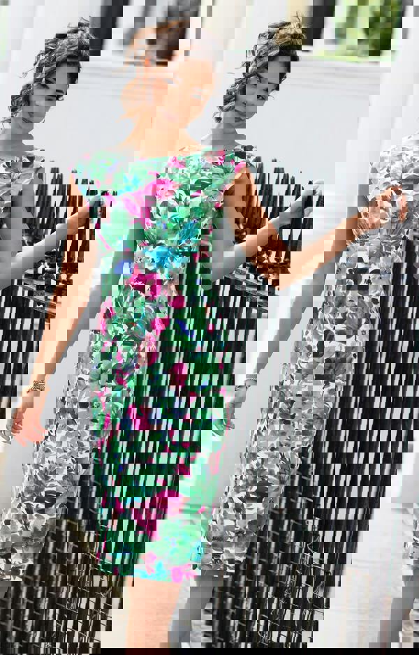 Alie Street London Pippa Shift Dress Petite - Paradise Green