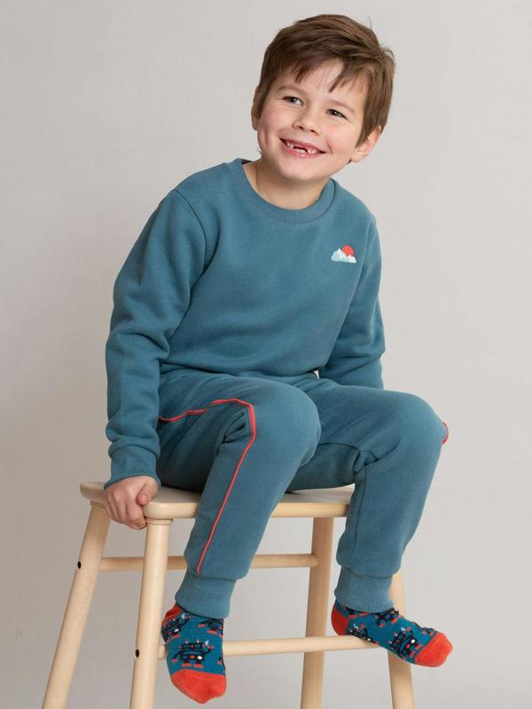 Kite Boys Organic Busy Bean Joggers Steel