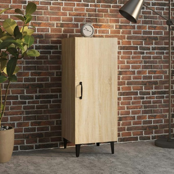 Berkfield Sideboard Sonoma Oak 34.5x34x90 cm Engineered Wood