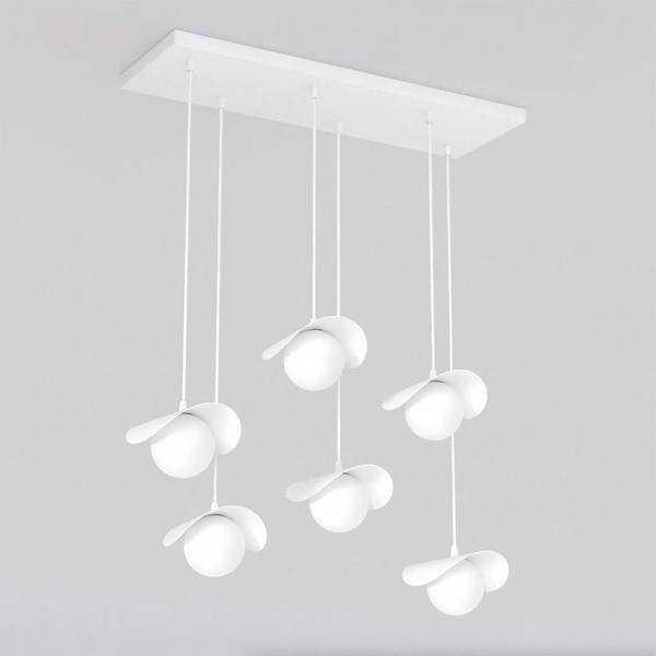 Emibig RITUAL Pendant lamp 6 x G9 White with White Shade
