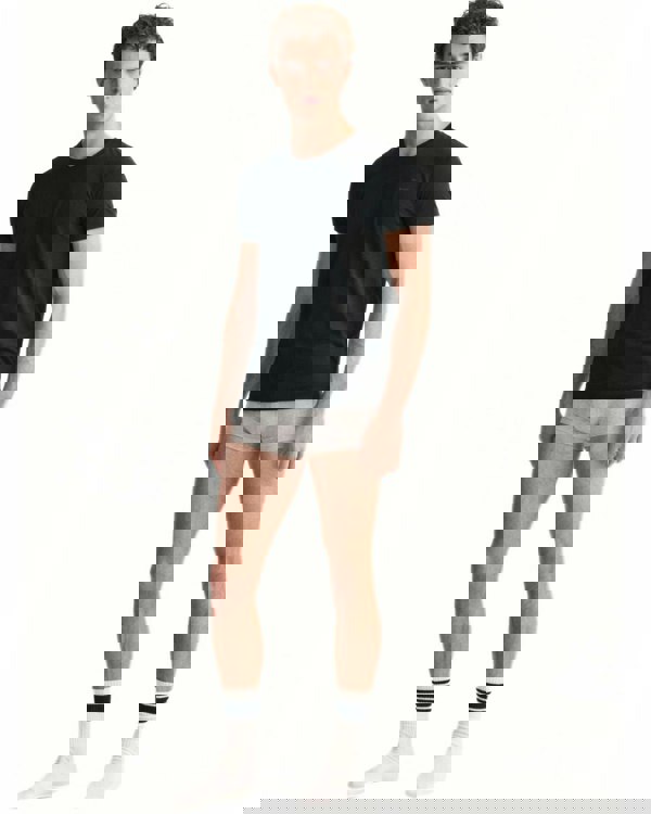 GantT-Shirts 2 - pack2 - Pack Crew - Neck T-Shirts, Black/WhiteBoxers - and - Briefs.net