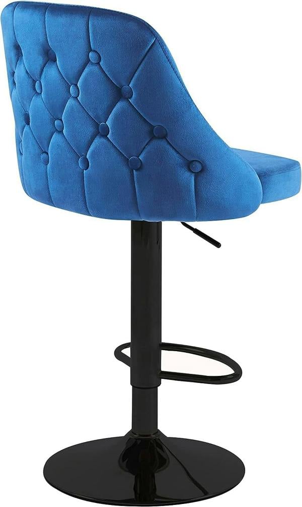HYGRAD BUILT TO SURVIVE Adjustable Velvet Swivel Bar Stools – Set of 2 | HYGRAD®