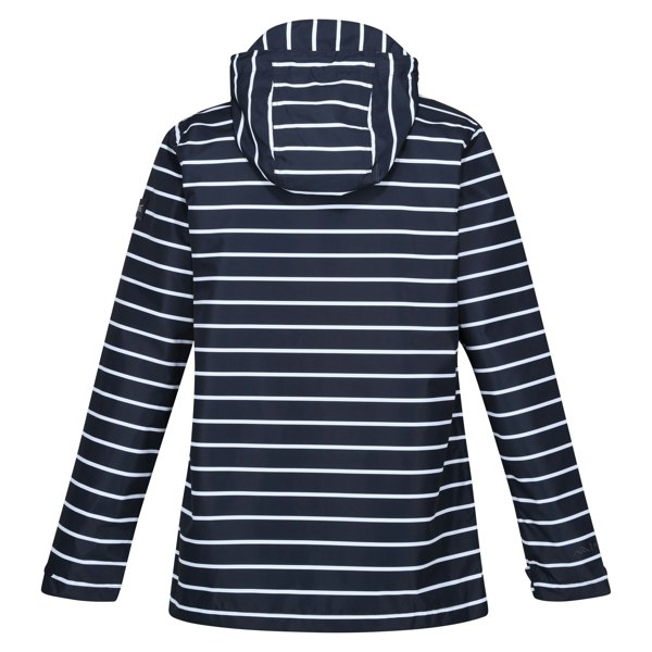 Regatta Women's Bayletta Striped Waterproof Jacket - Navy/White