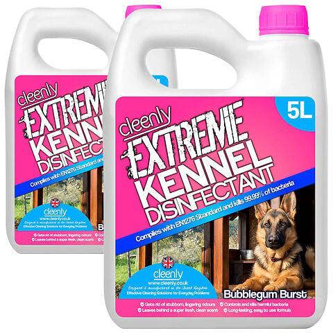 Cleenly Extreme Kennel Disinfectant, Deodoriser, and Cleaner (10L) - Bubblegum Fragrance