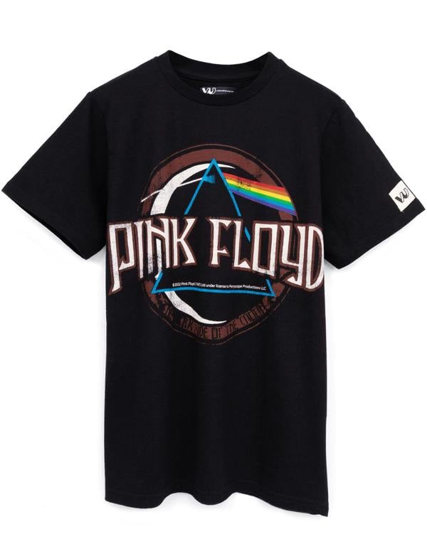 Pink Floyd Unisex Kids Black Album Logo Short Sleeved T-Shirt