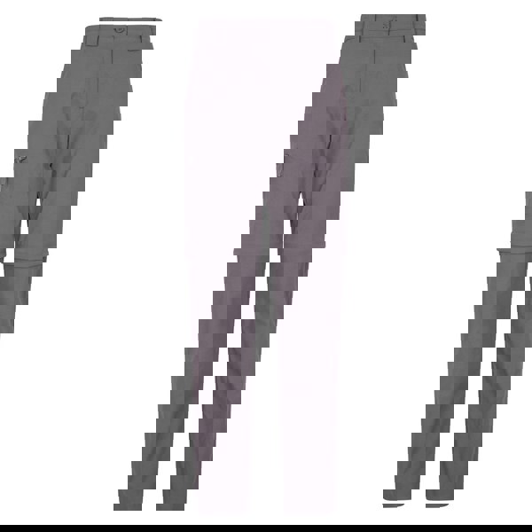 Mountain Warehouse Womens Hiker Stretch Zip-Off Trousers - Charcoal