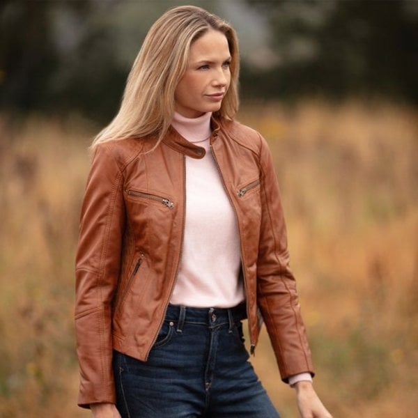 Ashwood Ladies Leather Jacket: awl-1201