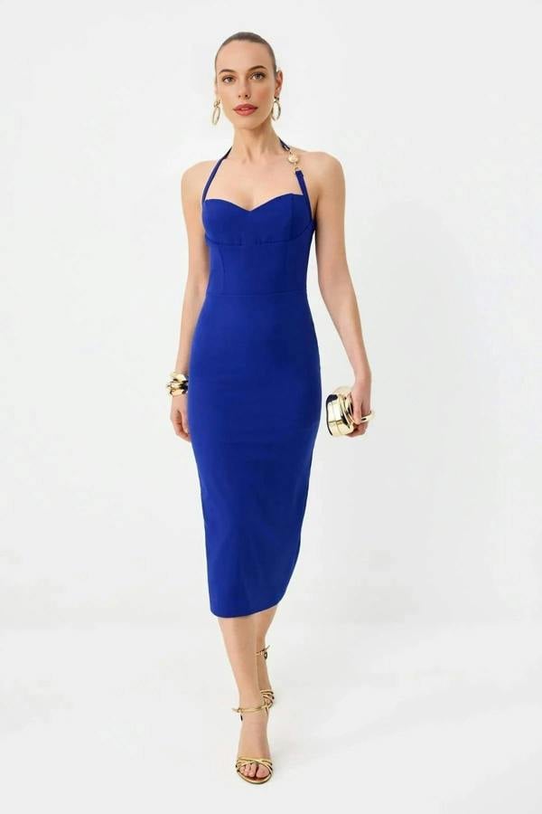 WOVCOR Accessory Detailed Woven Dress