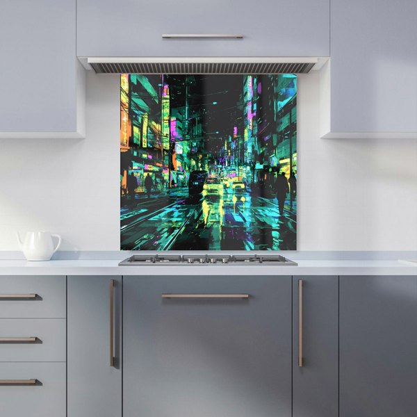 Warren Reed City Streets Glass Kitchen Splashback - 00013