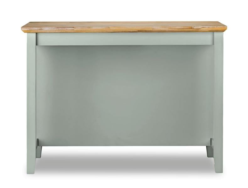 Statement Furniture Florence Breakfast Bar Kitchen Island with Shelves