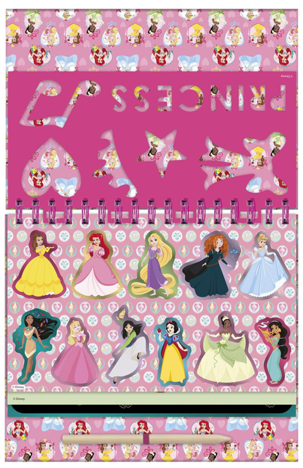 Totum Disney Princess scratch book