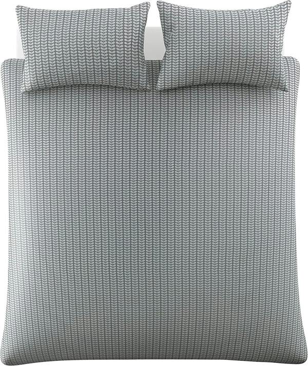 Orla Kiely Tiny Stem Light Cool Grey Standard Pillowcase Pair