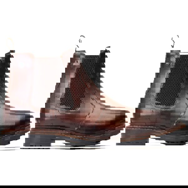 Base London Bloom Leather Men's Burnt Brown Boots