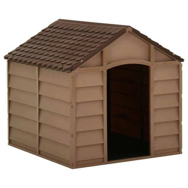 Berkfield Dog House Brown 71x71.5x68 cm PP