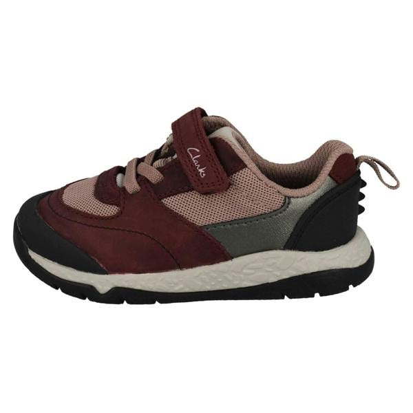 Clarks Childrens Clarks Casual Hook And Loop Fastening Trainers Steggy Stride