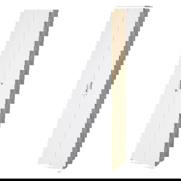 Furniture To Go Pepe Wardrobe with 2 doors in Oak with White High Gloss