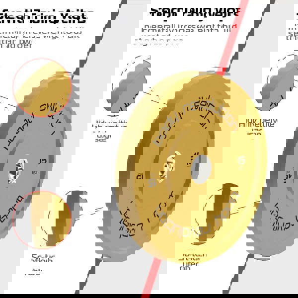 Body Revolution 2 x 15Kg Yellow Olympic Bumper Plates