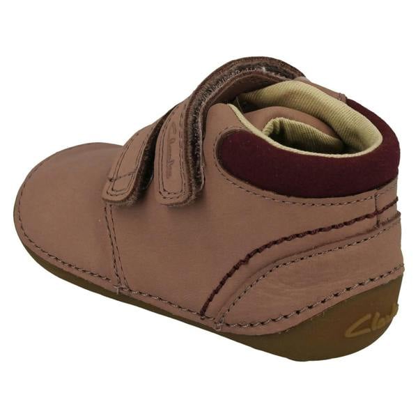 Clarks Childrens Clarks Soft Hook & Loop Ankle Boots Tiny Play T