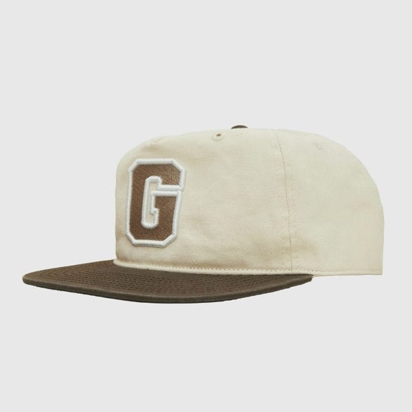 GVNMNT Clothing Co G Way Cap - Brown / Cream