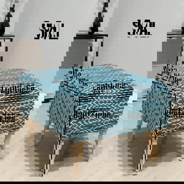 PREMIUM PATTERN FABRIC FOOTSTOOL POUFFE FOOTREST TABLE - ISTOOLS