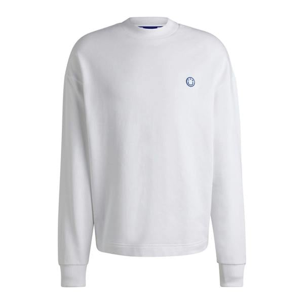 Hugo Mens Ninnyo Crew Neck Sweatshirt - White - 