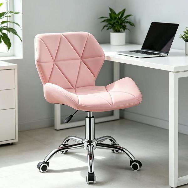 Havendro Adjustable Lift Leather Office Chair 360° Swivel Computer Desk Chair