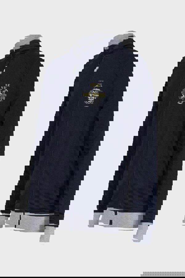 ENORSIA Men's Full Zip Contrast Hoodie