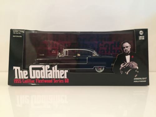 the godfather 1955 cadillac fleetwood series 60 greenlight 86492