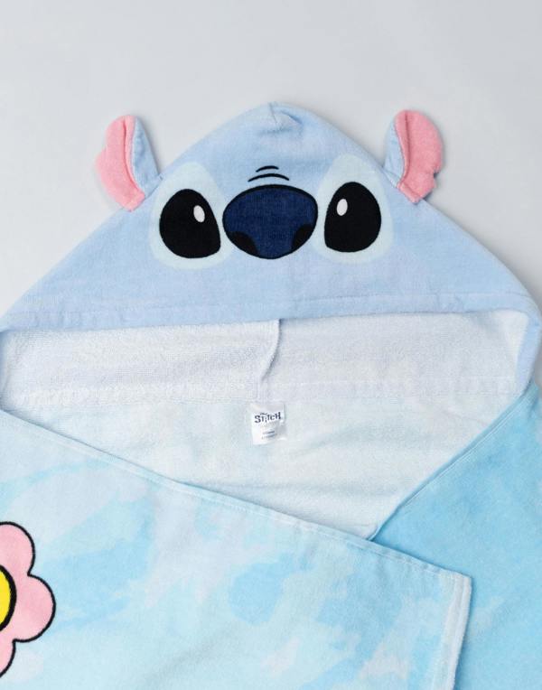 Vanilla Underground Lilo & Stitch Girls Blue Tie Dye Poncho Towel (One Size)