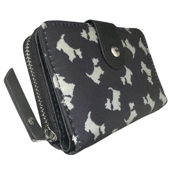 Fores Collection Scotty Dog Print Purse – Compact Ladies Wallet