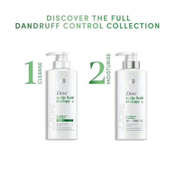 Dove Scalp + Hair Therapy Dandruff Control Shampoo & Conditioner 400ml, 6 Pack