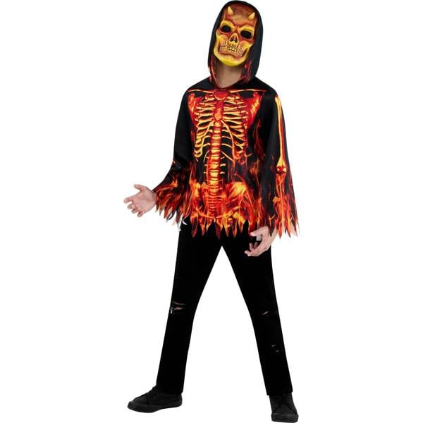 Bristol Novelty Childrens/Kids Fire Devil Costume - Black/Red/Yellow - 