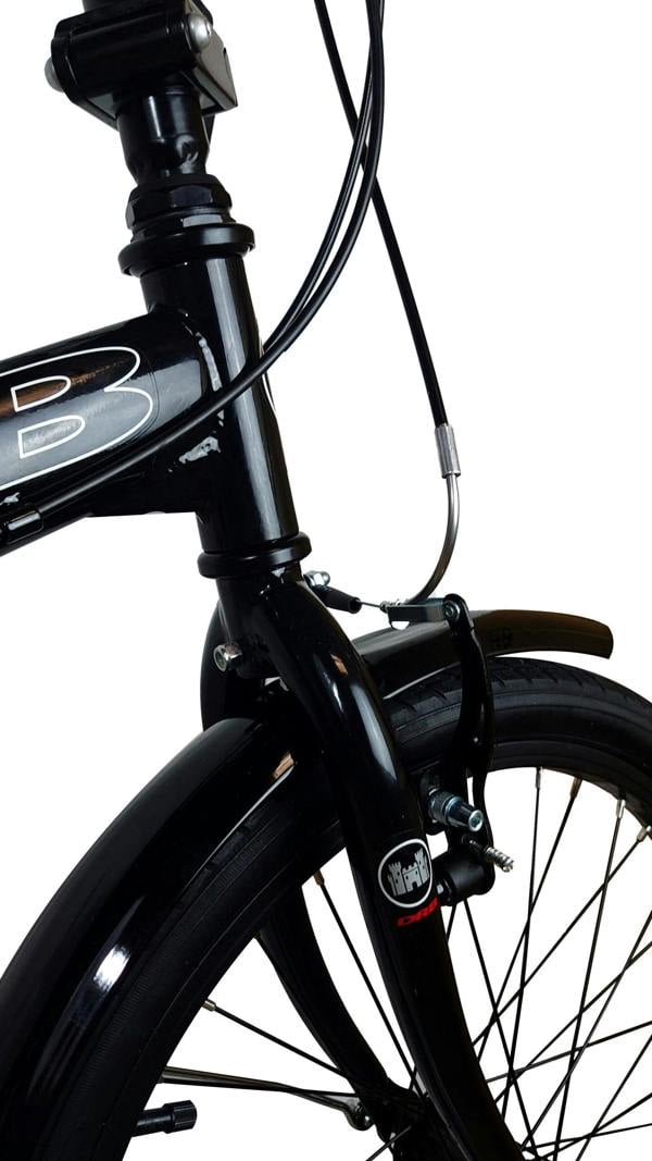 Dallingridge Freedom Folding Commuter Bicycle, 20" Wheel, 6 Speed - Black