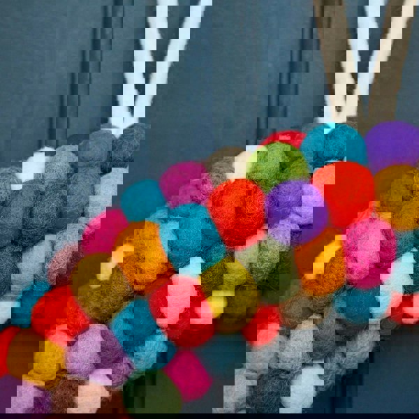 Paper High Felt Multicoloured Wreath