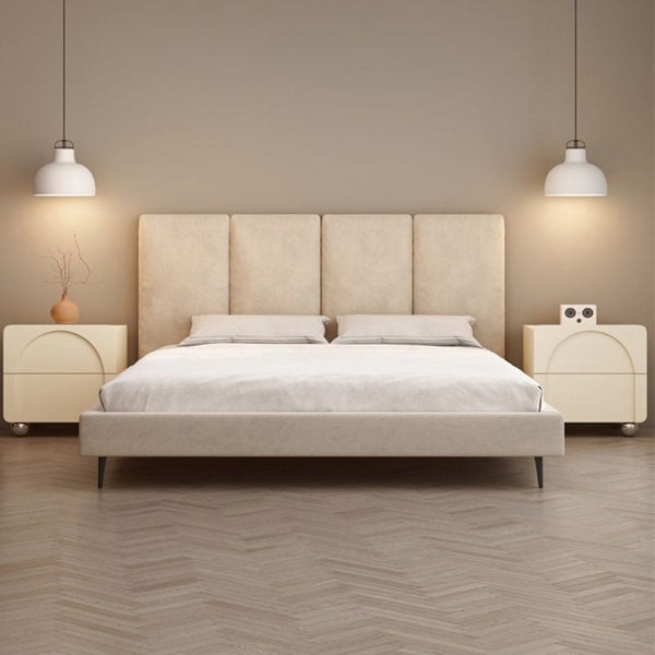 Niomi Bedside Table, Cream-Weilai Concept-Weilai Concept