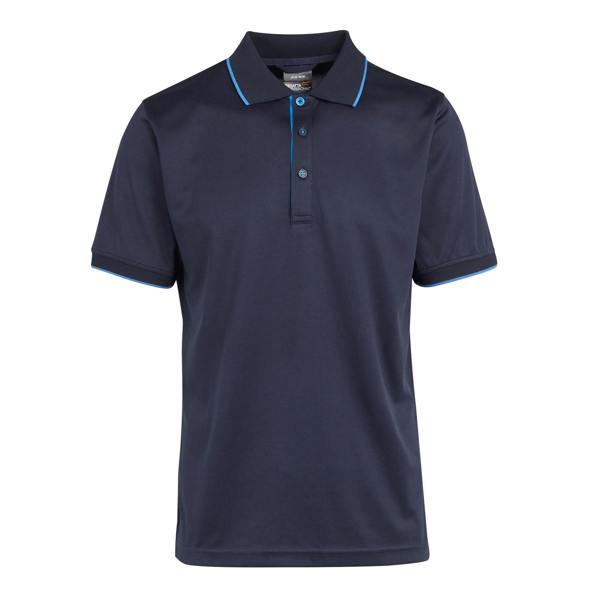 Regatta Professional Mens Short-Sleeved Polo Shirt - Navy/French Blue - 