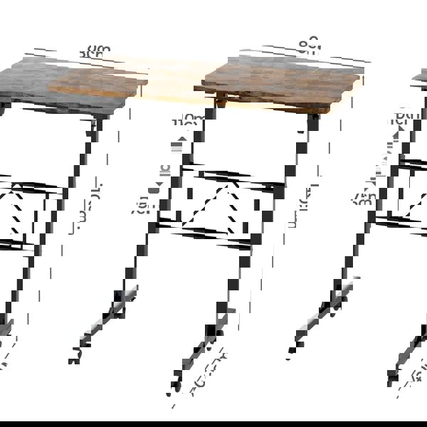 Levede Standing Desk Height Adjustable Office Laptop Pc Computer Workstation