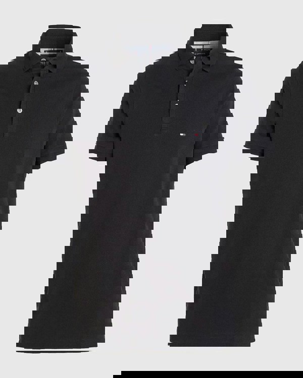 Tommy Hilfiger Core 1985 Slim Mens Polo Shirt - Black