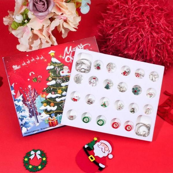 Leaper 24-Day Christmas Jewelry Countdown Calendar
