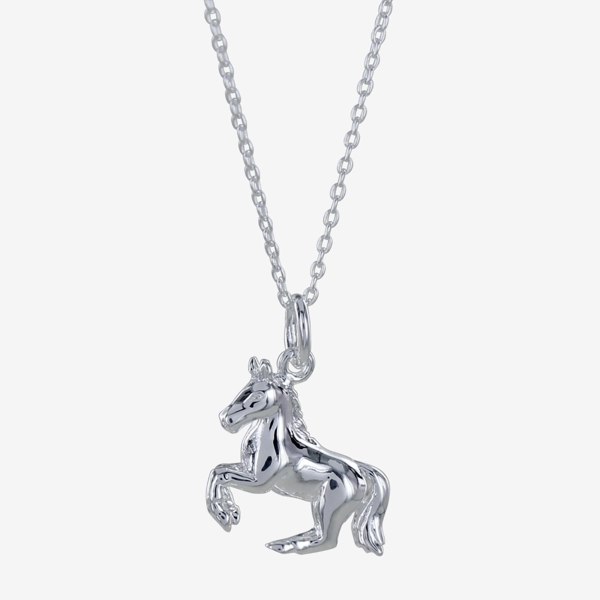 Sterling Silver Rearing Horse Charm - Reeves & Reeves