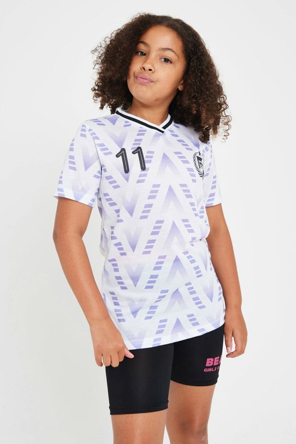 Beat Girlz Club Real Retro Football T-Shirt