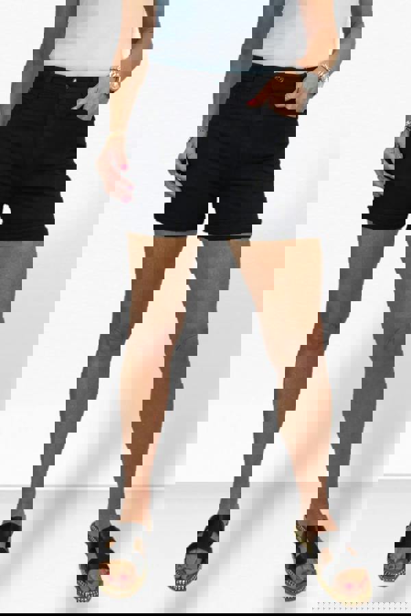 Paulo Due Women's Casual Turn Up Slim Fit Shorts