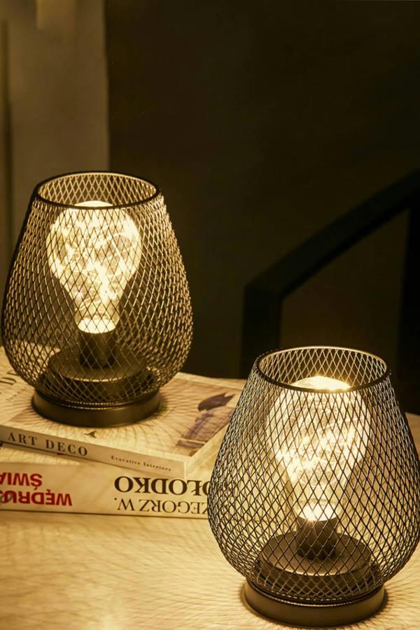 Set of 2 Modern Elegant LED Table Lamps