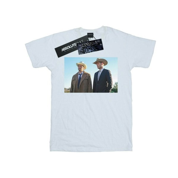 Supernatural Mens Stetson Boys T-Shirt - White