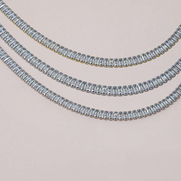 Say It With Emerald Tennis Necklace - Yellow Gold