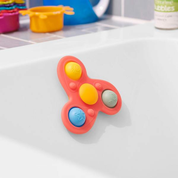 tickit SiliSoft® Jumbo Spinner (Rainbow)