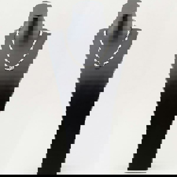 T. H. Baker Argentium Silver 18 Inch Horseshoe Link Chain ARG-943034-18