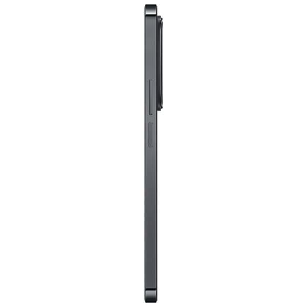 Side view of a smartphone on a white background